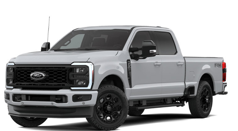 2026 Ford F-350SD Lariat in Avalanche — front three-quarter view